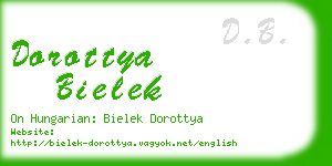 dorottya bielek business card